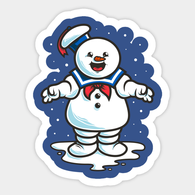 Snow Puft Man Sticker by krisren28